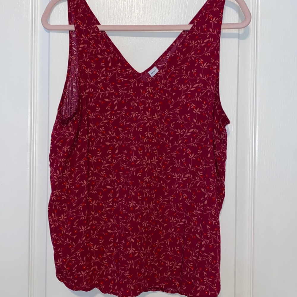OLD NAVY FLORAL TANK
